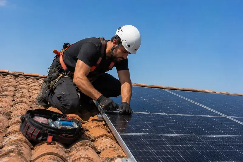 Maintenance et monitoring de panneaux solaires à Saint-Jean-de-Marsacq